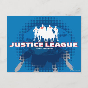 Justice League Global Defenders Postcard