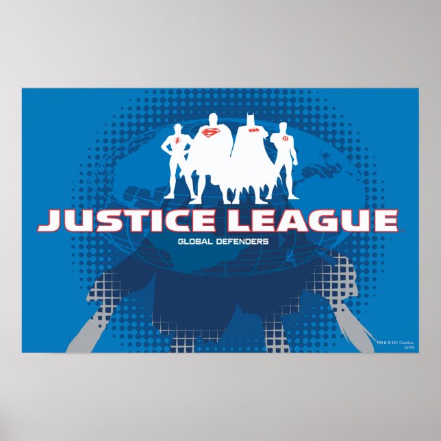 Justice League Global Defenders Poster (Front)