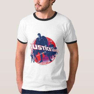 Justice League Global Heroes and Globe T-Shirt
