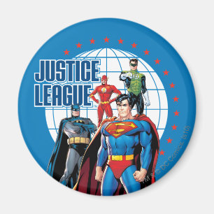 Justice League Global Heroes Magnet