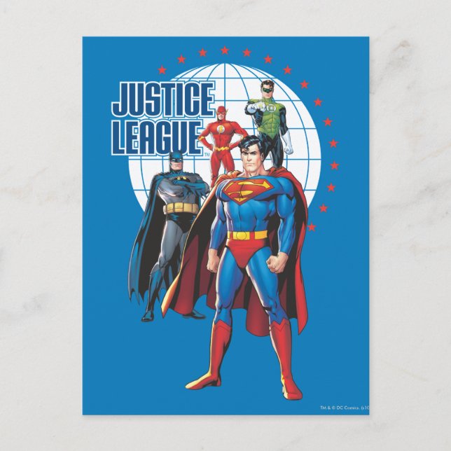 Justice League Global Heroes Postcard (Front)