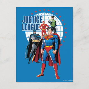 Justice League Global Heroes Postcard