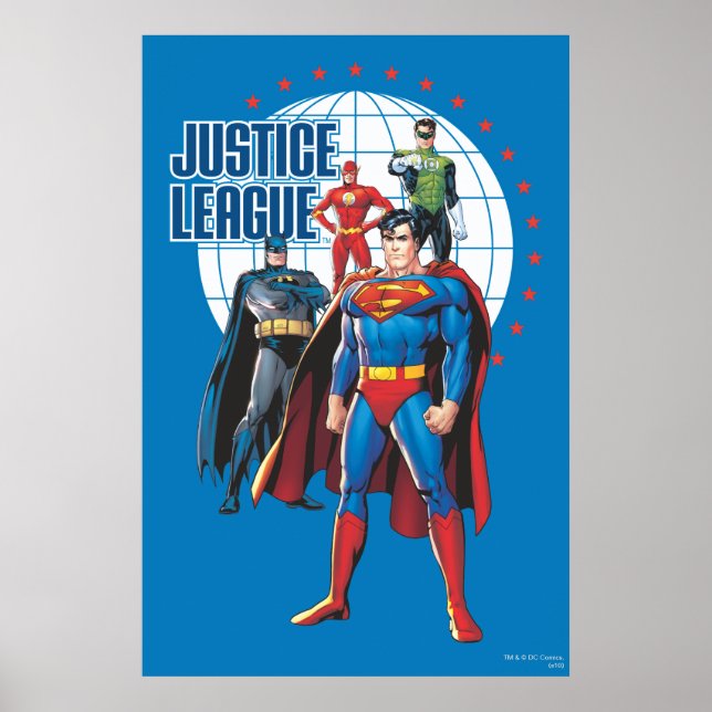 Justice League Global Heroes Poster (Front)