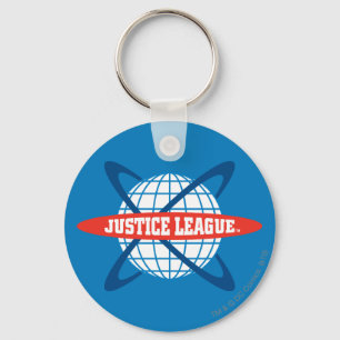 Justice League Globe Logo Key Ring