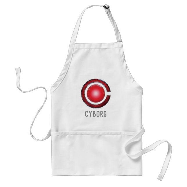 Justice League | Glowing Cyborg Symbol Standard Apron (Front)