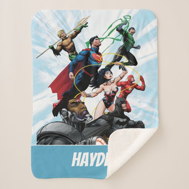 Justice League - Group 1 Sherpa Blanket (Front)
