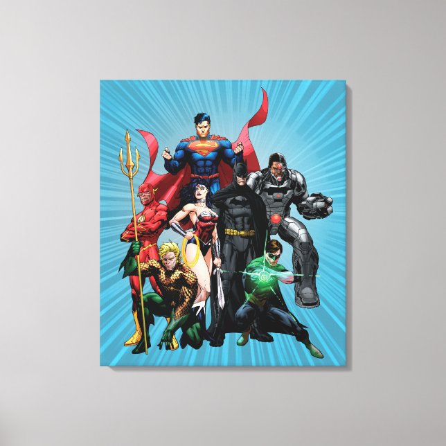 Justice League - Group 2 Canvas Print (Front)