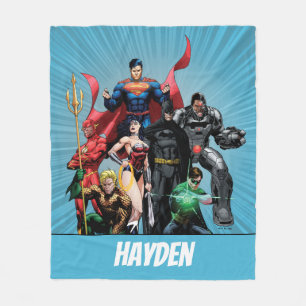 Justice League - Group 2 Fleece Blanket