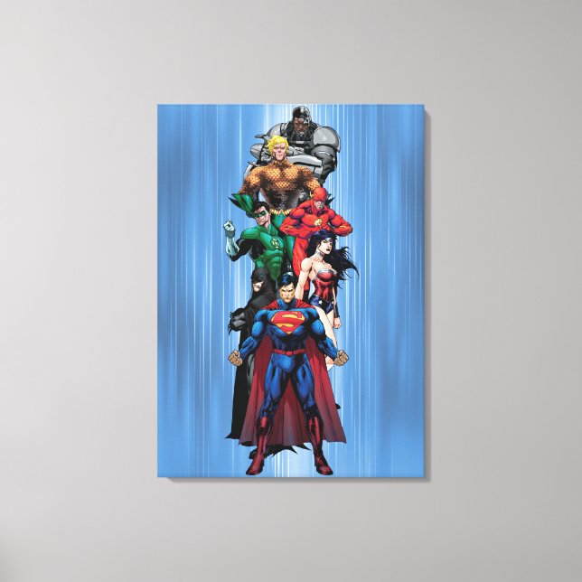 Justice League - Group 3 Canvas Print (Front)