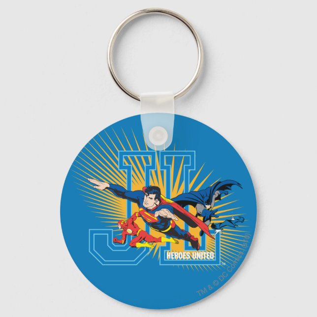Justice League Heroes United Key Ring (Front)