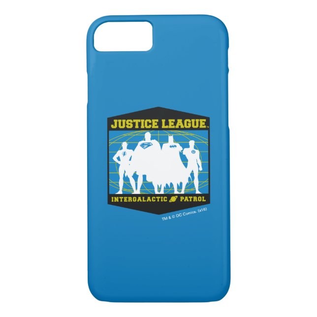Justice League Intergalactic Patrol Case-Mate iPhone Case (Back)
