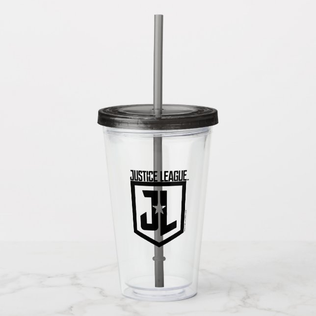 Justice League | JL Shield Acrylic Tumbler (Front)