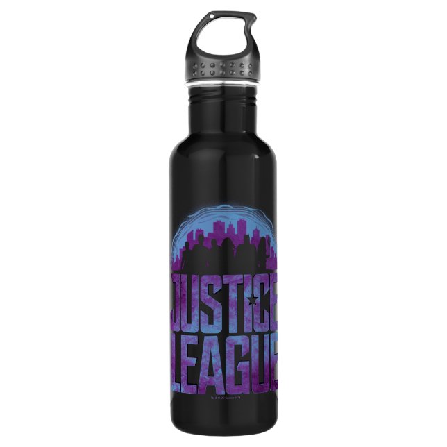 Justice League | Justice League City Silhouette 710 Ml Water Bottle (Front)