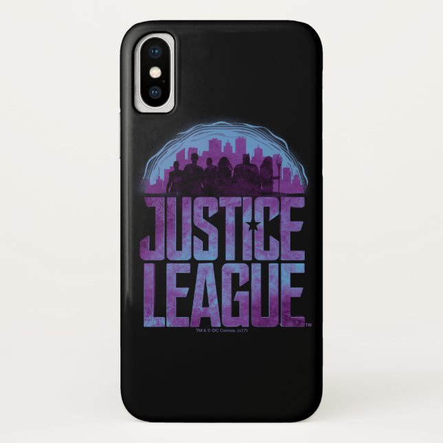 Justice League | Justice League City Silhouette Case-Mate iPhone Case (Back)