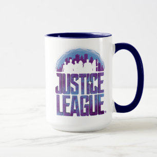 Justice League   Justice League City Silhouette Mug