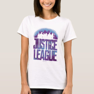 Justice League   Justice League City Silhouette T-Shirt