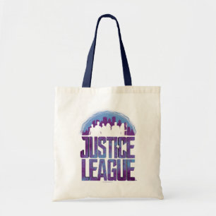 Justice League   Justice League City Silhouette Tote Bag