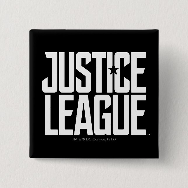 Justice League | Justice League Logo 15 Cm Square Badge (Front)