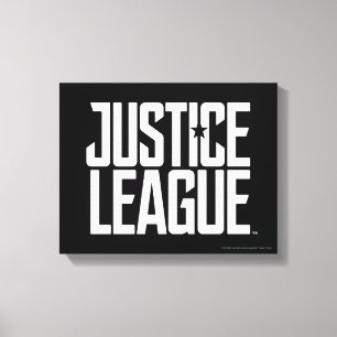 Justice League   Justice League Logo Canvas Print