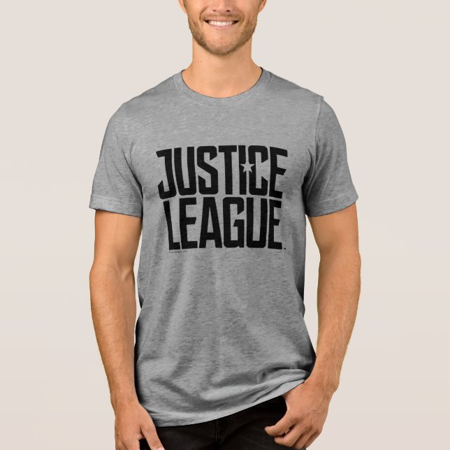 Justice League | Justice League Logo Tri-Blend Shirt (Front)