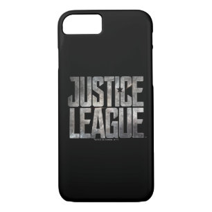 Justice League   Justice League Metallic Logo iPhone 8/7 Case