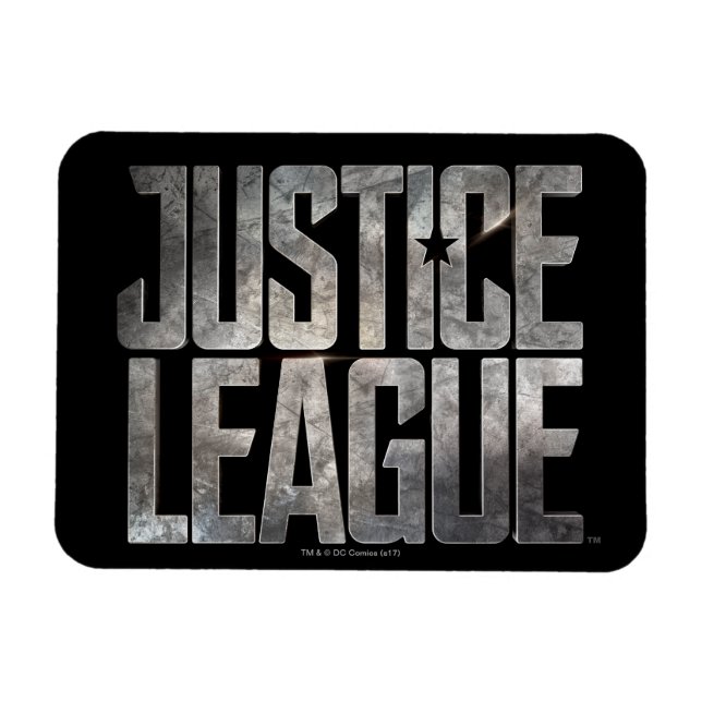 Justice League | Justice League Metallic Logo Magnet (Horizontal)