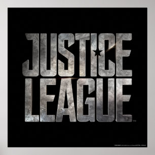 Justice League Justice League Metallic Logo Poster