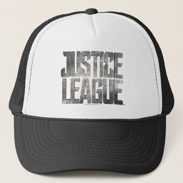 Justice League | Justice League Metallic Logo Trucker Hat (Front)