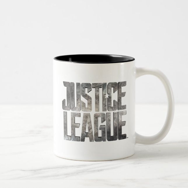 Justice League | Justice League Metallic Logo Two-Tone Coffee Mug (Right)