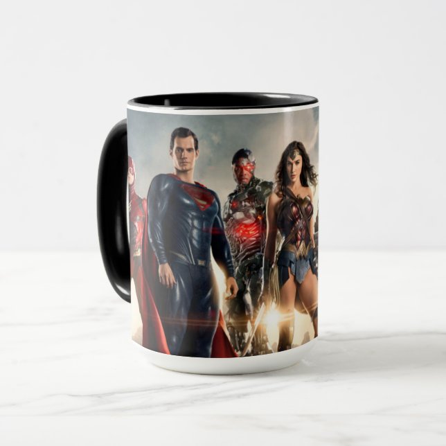 Justice League | Justice League On Battlefield Mug (Front Left)