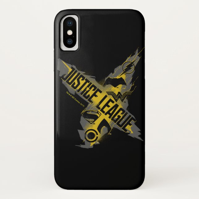 Justice League | Justice League & Team Symbols Case-Mate iPhone Case (Back)