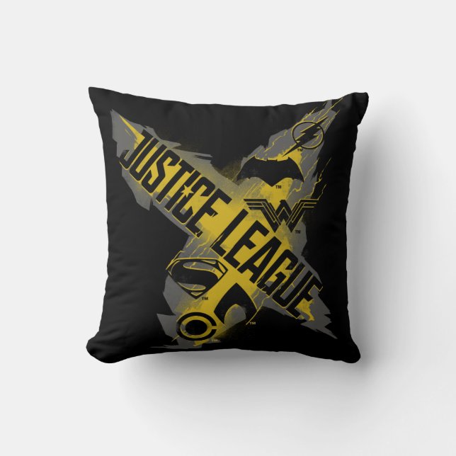 Justice League | Justice League & Team Symbols Cushion (Front)