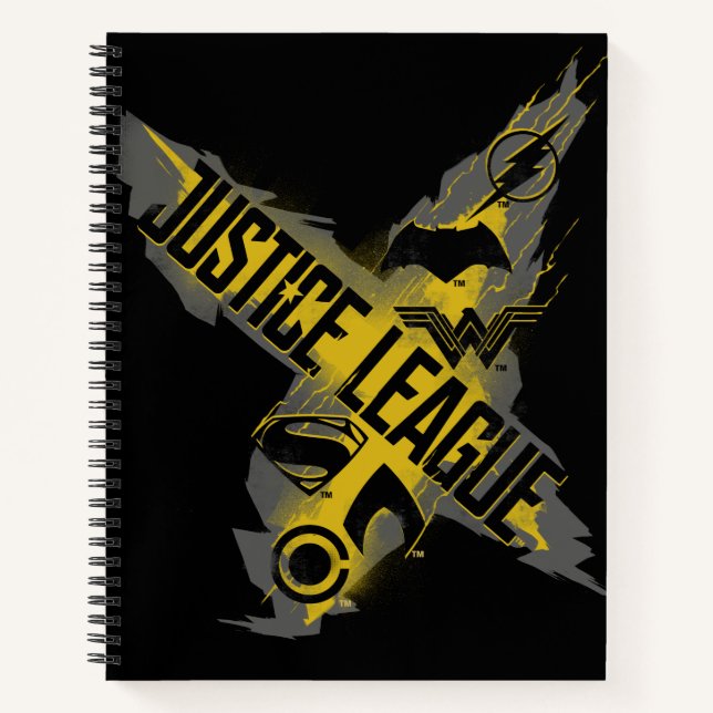 Justice League | Justice League & Team Symbols Notebook (Front)