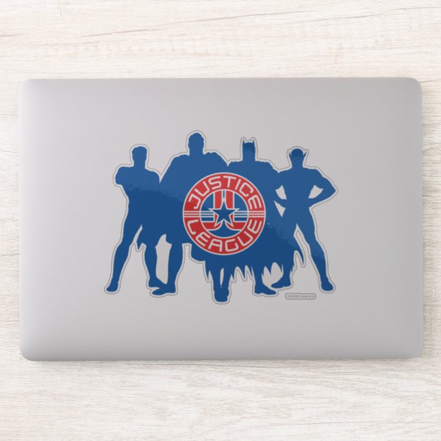 Justice League Logo and Solid Character Background (Computer)