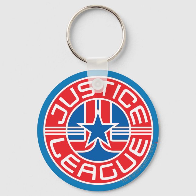 Justice League Logo Key Ring (Front)