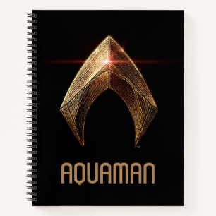 Justice League Metallic Aquaman Symbol Notebook