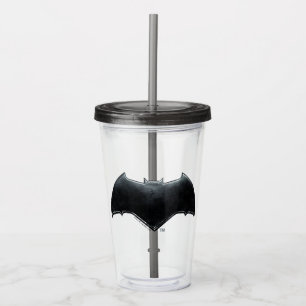 Justice League   Metallic Batman Symbol Acrylic Tumbler