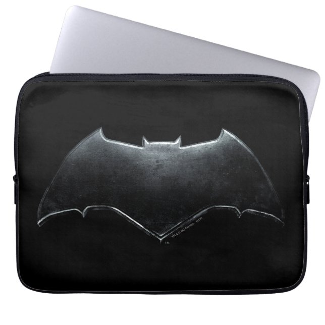 Justice League | Metallic Batman Symbol Laptop Sleeve (Front)