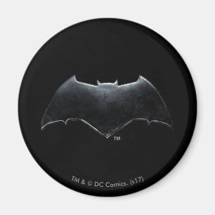 Justice League   Metallic Batman Symbol Magnet