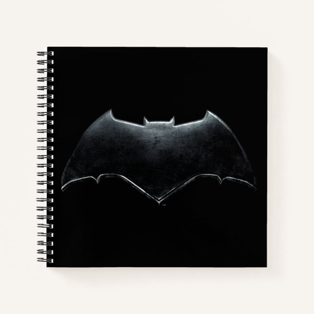 Justice League | Metallic Batman Symbol Notebook (Front)