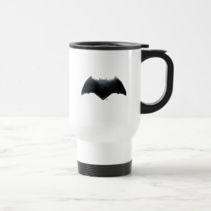 Justice League Metallic Batman Symbol Travel Mug