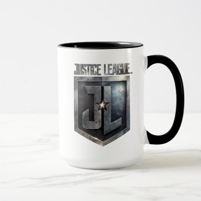 Justice League | Metallic JL Shield Mug (Right)