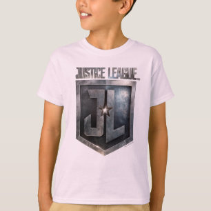 Justice League   Metallic JL Shield T-Shirt