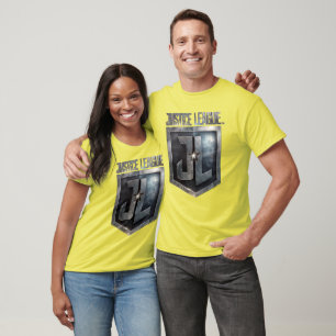 Justice League   Metallic JL Shield T-Shirt