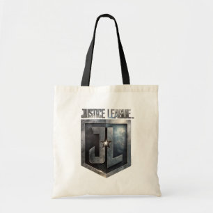 Justice League Metallic JL Shield Tote Bag