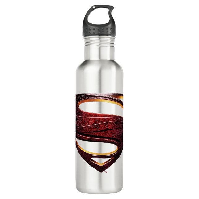 Justice League | Metallic Superman Symbol 710 Ml Water Bottle (Front)