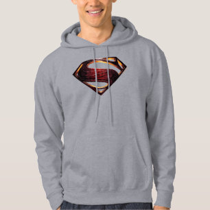 Justice League   Metallic Superman Symbol Hoodie