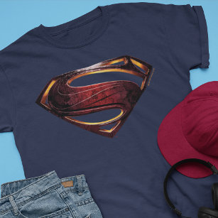 Justice League   Metallic Superman Symbol T-Shirt