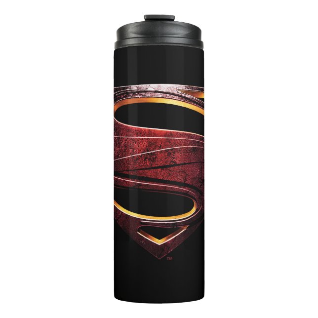 Justice League | Metallic Superman Symbol Thermal Tumbler (Front)