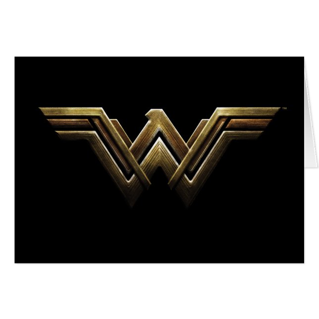 Justice League | Metallic Wonder Woman Symbol (Front Horizontal)